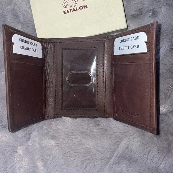 Leather mens wallet - Picture 2 of 6